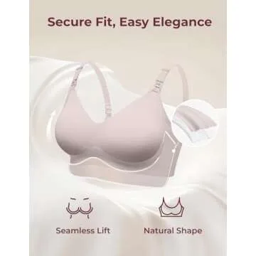 Momcozy Seamless Nursing Bra - Comfort & Style for Moms
