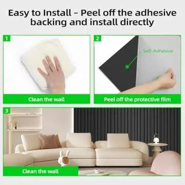 ZHOJEREL 5 Pack Sound Proof Foam Panels for Walls 47.2"