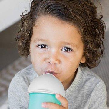 Boon Nursh Silicone Straw Lid for Convenient Sippy Cups