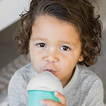 Boon Nursh Silicone Straw Lid for Convenient Sippy Cups