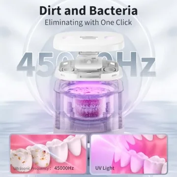 Advanced Ultrasonic Retainer Cleaner for Dental Appliances and Jewelry