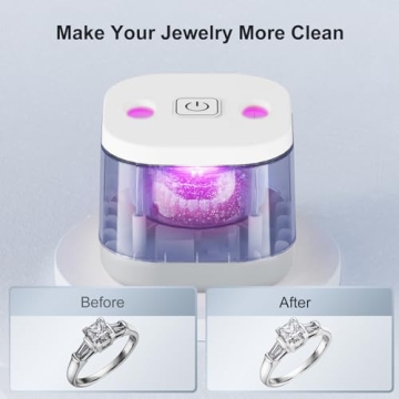 Advanced Ultrasonic Retainer Cleaner for Dental Appliances and Jewelry