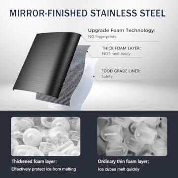 Joy Pebble Stainless Steel Portable Ice Maker