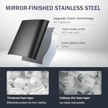 Joy Pebble Stainless Steel Portable Ice Maker