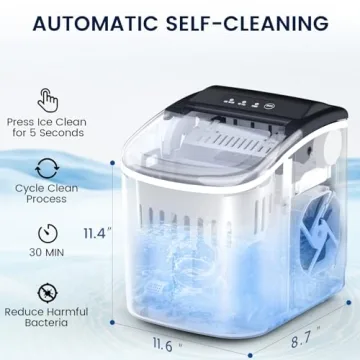 Joy Pebble Stainless Steel Portable Ice Maker