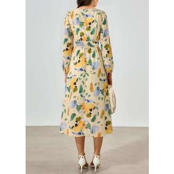 PRETTYGARDEN Women's Spring Floral Midi Dress for Every Occasion