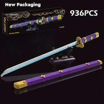 Anime Zoro Enma Sword Building Set for Ages 8+
