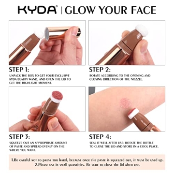 KYDA Blush Beauty Wand - Silky Smooth Pearl Finish