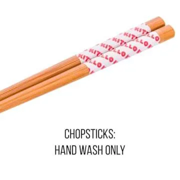 Hello Kitty Nissin Ramen Bowl with Chopsticks - Adorable & Functional