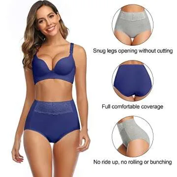 Comfortable High Waist Underwear for Women
