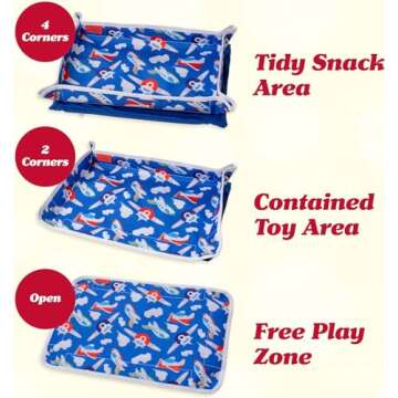 Lusso Gear Kids Airplane Tray Cover - Stylish Travel Essential