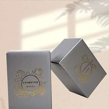 UFOREVER ROSES 4-Piece Preserved Flowers Gift for Her