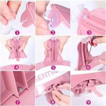 MIAOKE Knitting Machine, 48 Needles King Size Smart Weaving Loom Knitting Round Loom, Knitting Board Rotating Double Knit Loom Machine, DIY Knitting Loom Machines Weaving Loom Kit for Adults Or Kids