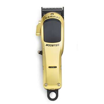 GAMMA+ Boosted Professional Cordless Clippers with Motor