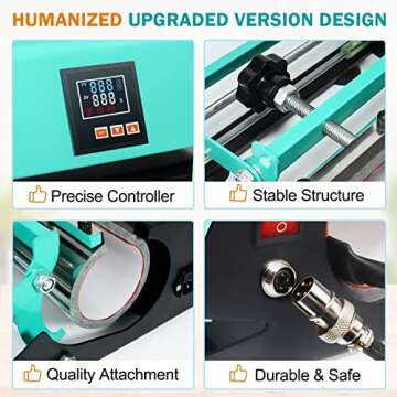 Realkant Tumbler Heat Press for 20OZ & 30OZ Tumblers