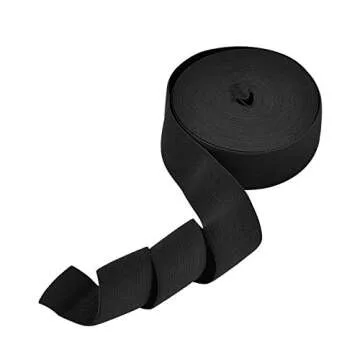 eBoot Elastic Spool(1.5 Inch x 11 Yard, Black)