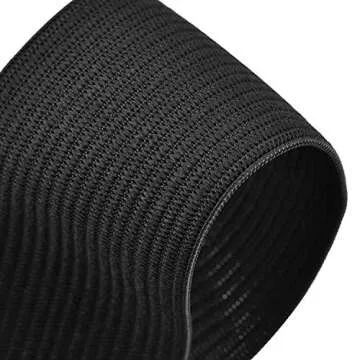 eBoot Elastic Spool(1.5 Inch x 11 Yard, Black)