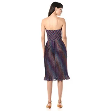 Shop the Rosalie Strapless Pleated Party Dress Online