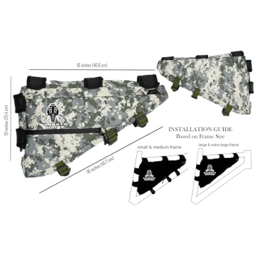 MAMMOTH EMPIRE Bike Frame Bag - Durable & Water-Resistant