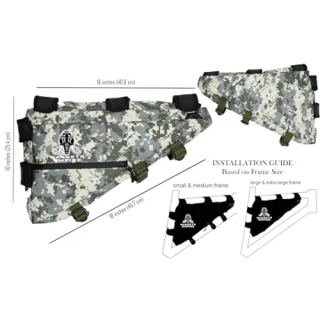 MAMMOTH EMPIRE Bike Frame Bag - Durable & Water-Resistant