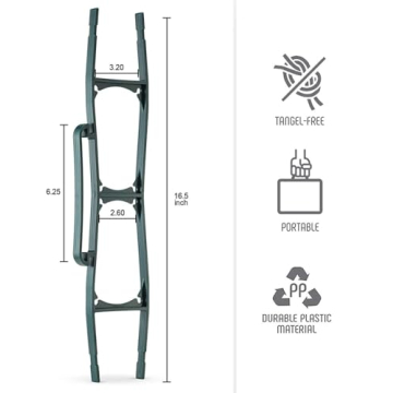 Set of 8 Christmas Light Holders for Easy Storage