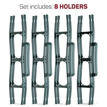 Set of 8 Christmas Light Holders for Easy Storage