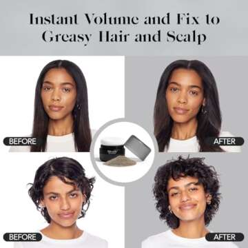 Kitsch Dry Shampoo Powder - Unscented & Non-toxic Travel Size