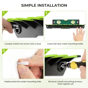 KastKing V15 Vertical Fishing Rod Holder – Space-Saving Design