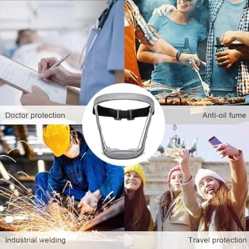 Protective Full Face Shield Mask for Work Safety