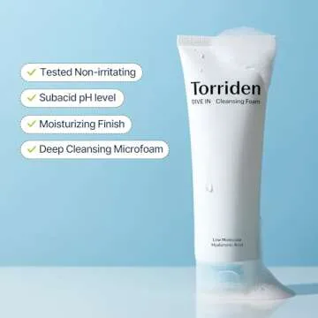 Torriden DIVE IN Cleansing Foam 150ml | Hydrating Daily Cleanser