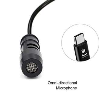 Gepege Lavalier Microphone - USB Type-C Audio for Creators