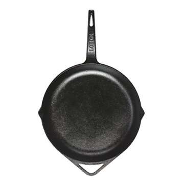 Lodge Dishwasher Safe Cast Iron Skillet - 11 Inch Frying Pan