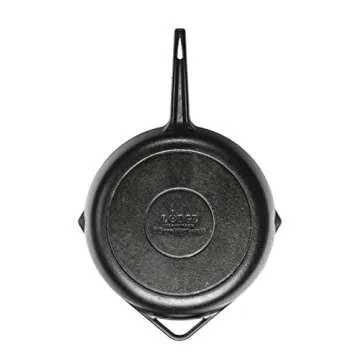 Lodge Dishwasher Safe Cast Iron Skillet - 11 Inch Frying Pan