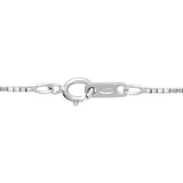 Amazon Essentials Sterling Silver Black and White Diamond Dog Paw Pendant Necklace (1/10 cttw), 18" (previously Amazon Collection)