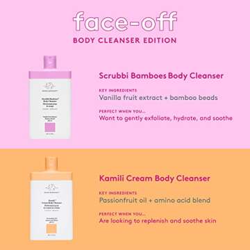Drunk Elephant Scrubbi Bamboes Body Cleanser - Moisturizing, Exfoliating Bamboo Beads (240 mL / 8 Fl Oz)