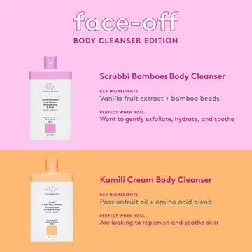 Drunk Elephant Scrubbi Bamboes Body Cleanser - Moisturizing, Exfoliating Bamboo Beads (240 mL / 8 Fl Oz)