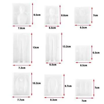3D Human Body Decorating Mould, 3D People Shaped Baking Fondant Cake DIY Molds Pastry Baking Decoration Mould Bakeware