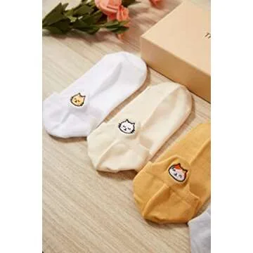 Cat Socks Gift Set - Ideal for Cat Lovers 6 Colors