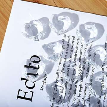 longsheng 20pcs Crystal Prisms Heart Shape Chandelier Drop Parts Hanging Pendants Curtain Lamp Drop 28mm Rainbow Maker Wedding Decor