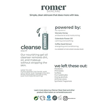ROMER Gel-Oil Cleanser - Gentle Hydrating Face Wash
