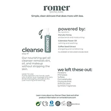 ROMER Gel-Oil Cleanser - Gentle Hydrating Face Wash