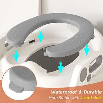 XJD Potty Training Toilet with Step Ladder and Cushion