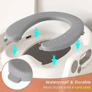 XJD Potty Training Toilet with Step Ladder and Cushion