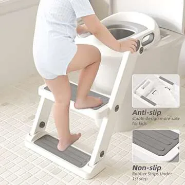XJD Potty Training Toilet with Step Ladder and Cushion