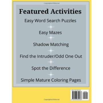Fun Puzzles & Games for Seniors in Large Print