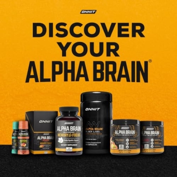 ONNIT Alpha Brain Nootropic Supplement for Memory & Focus