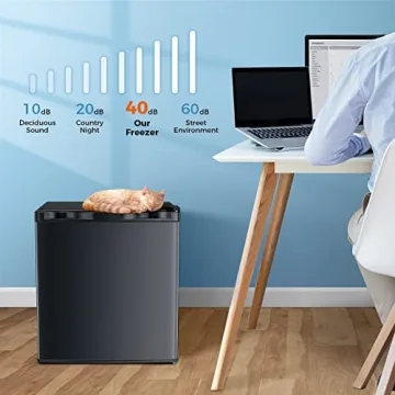 Kismile 1.1 Cu.ft Mini Freezer for Home & Office