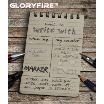 GLORYFIRE Waterproof Notebook for Outdoor Note-Taking