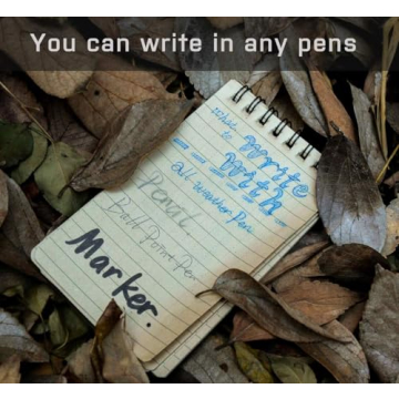 GLORYFIRE Waterproof Notebook for Outdoor Note-Taking