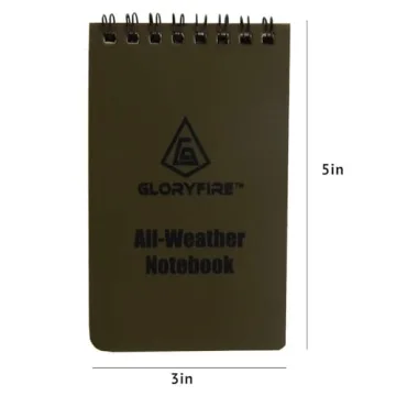 GLORYFIRE Waterproof Notebook for Outdoor Note-Taking